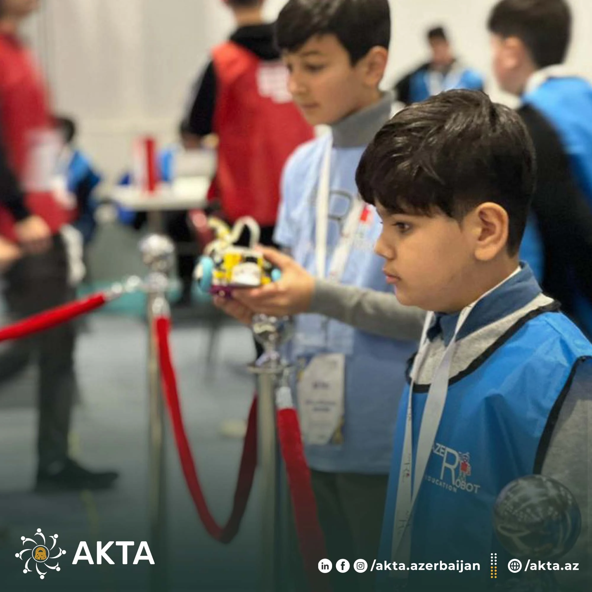 AKTA İdarə Heyətinin üzvü ”Azerobot” şirkətinin təşkilatçılığı və AKTA-nın dəstəyi ilə ”ART2023” robototexnika turniri baş tutmuşdur - 1