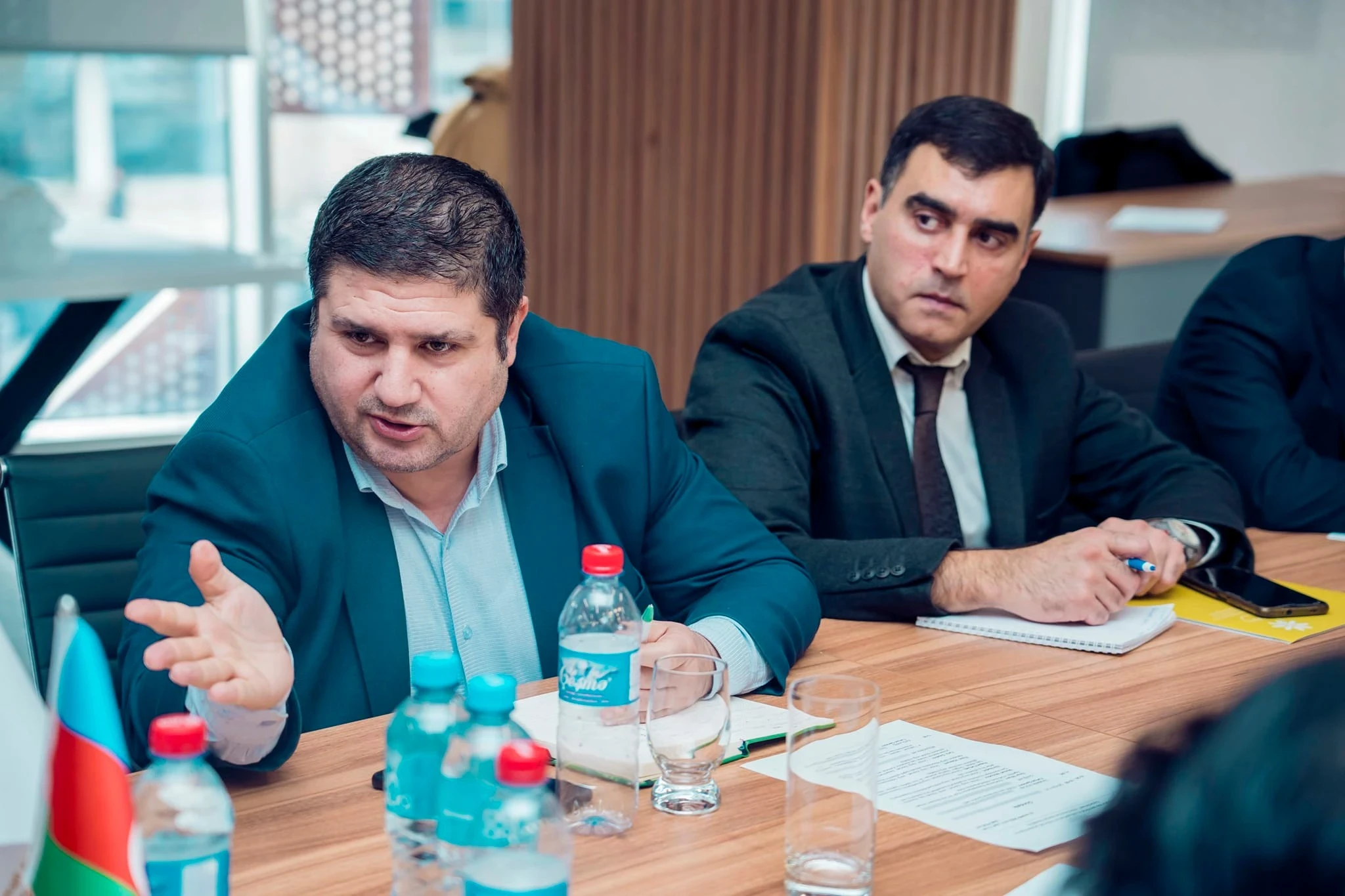 Vergi sahəsində sahibkarlıq subyektlərinin mövcud problemlərinin öyrənilməsinə həsr edilmiş görüş baş tutub - 7