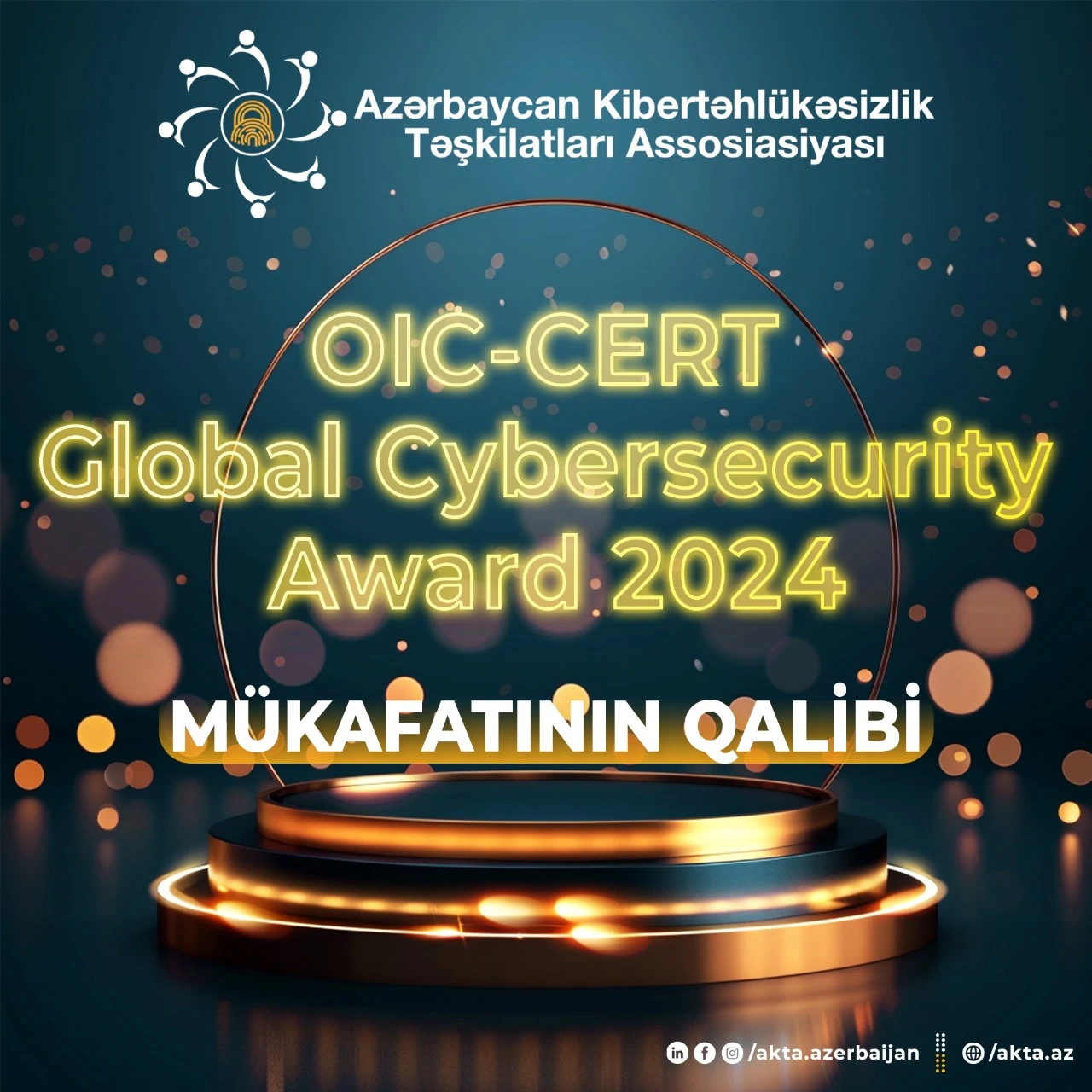 ACOA received a global cybersecurity award