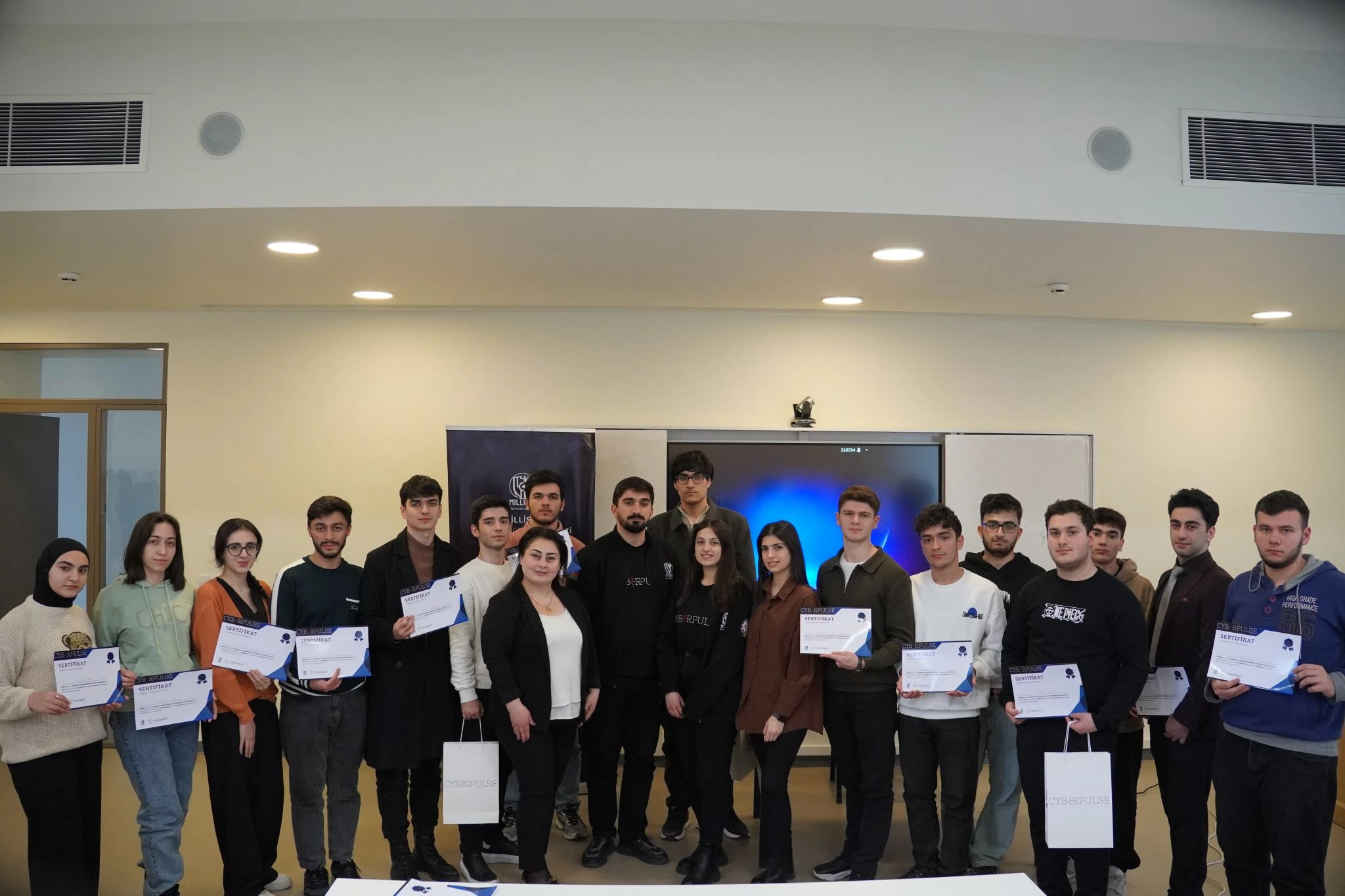 The 16th training session under the framework of the "CyberPulse" project was conducted at UNEC.