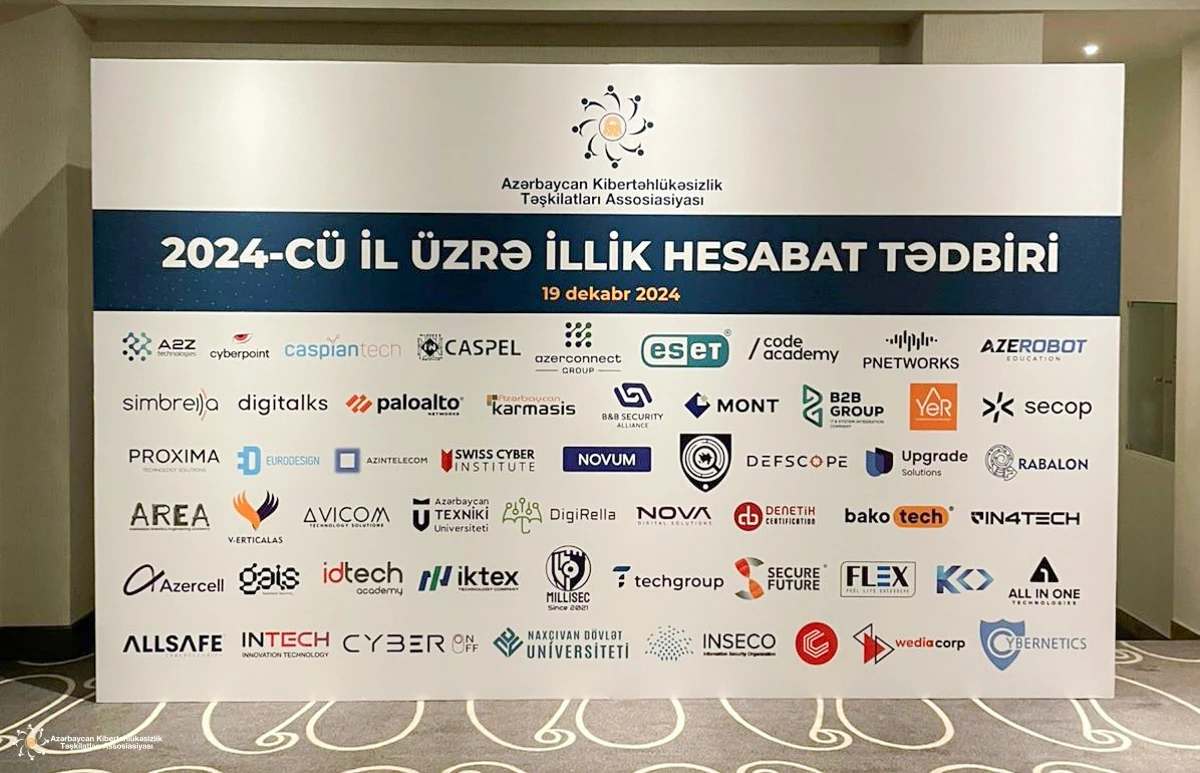 The Association of Cybersecurity Organizations of Azerbaijan (ACOA) held its annual activity report event for 2024.