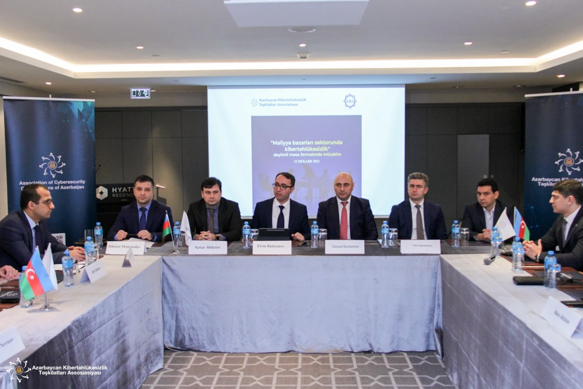 A roundtable discussion took place, centering on the theme of "Cybersecurity in the financial markets sector