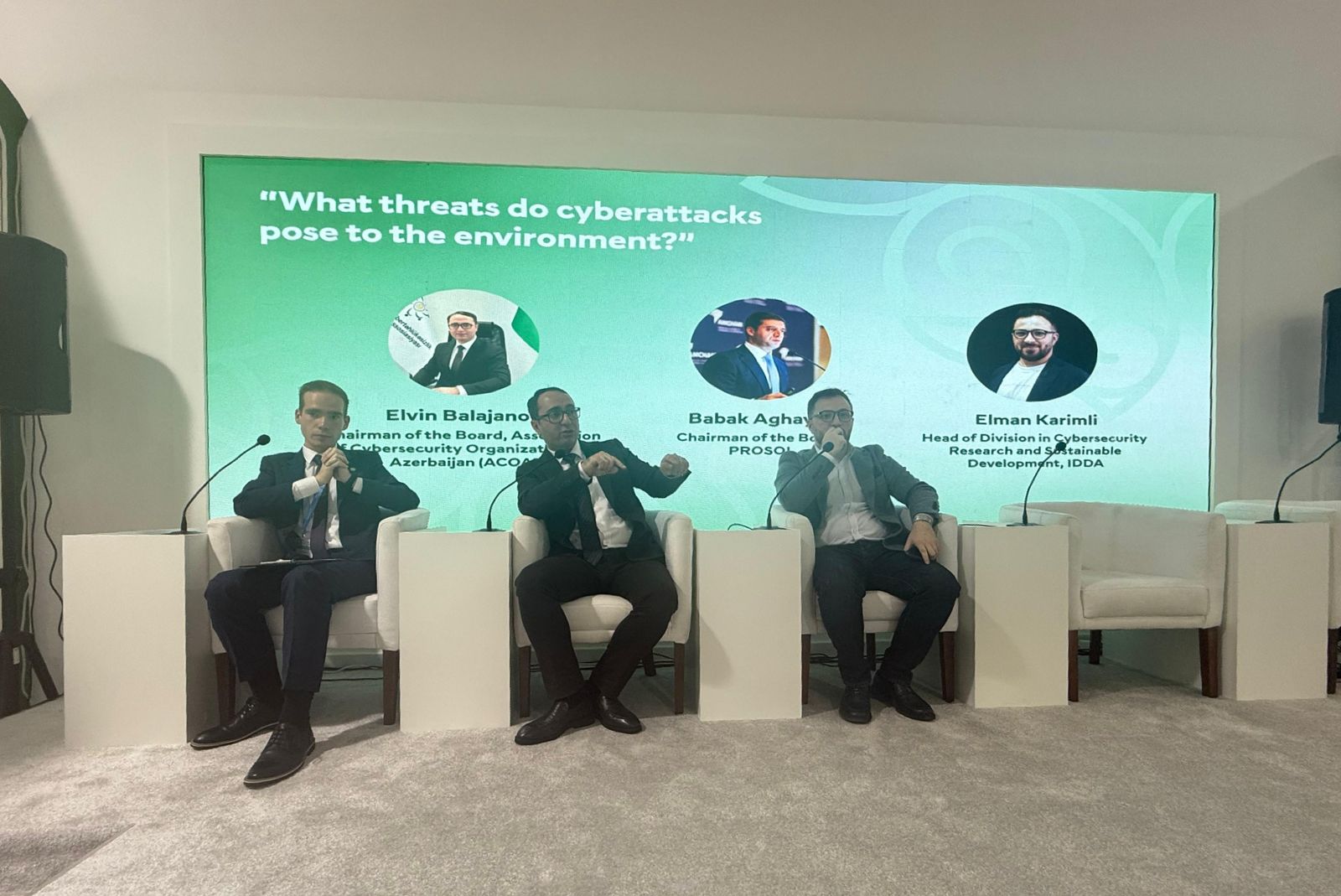 COP29: Elvin Balajanov Speaks at Panel Discussion - 3
