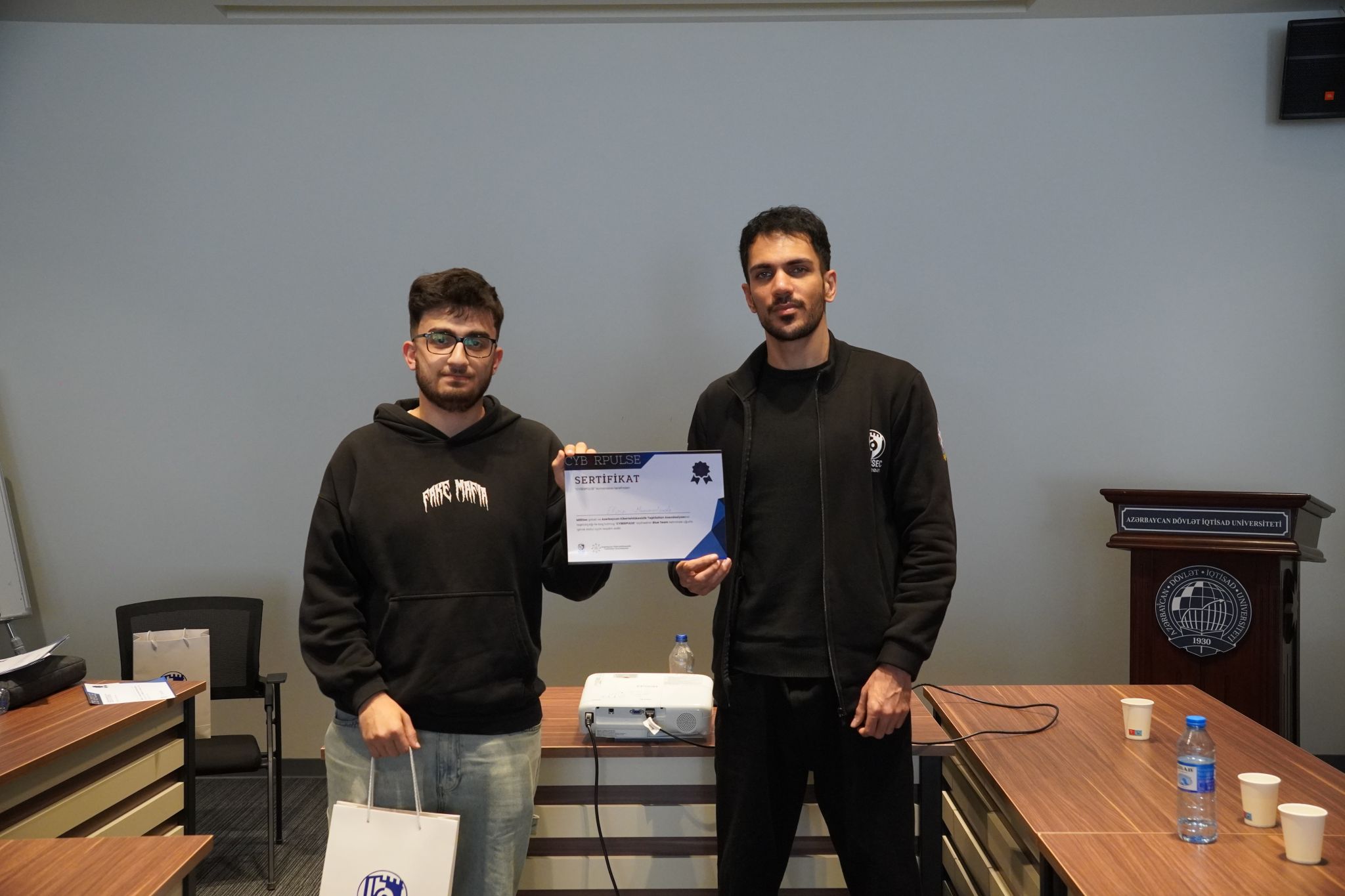 The 15th training session under the "CyberPulse" project was conducted at the Azerbaijan State University of Economics. - 1