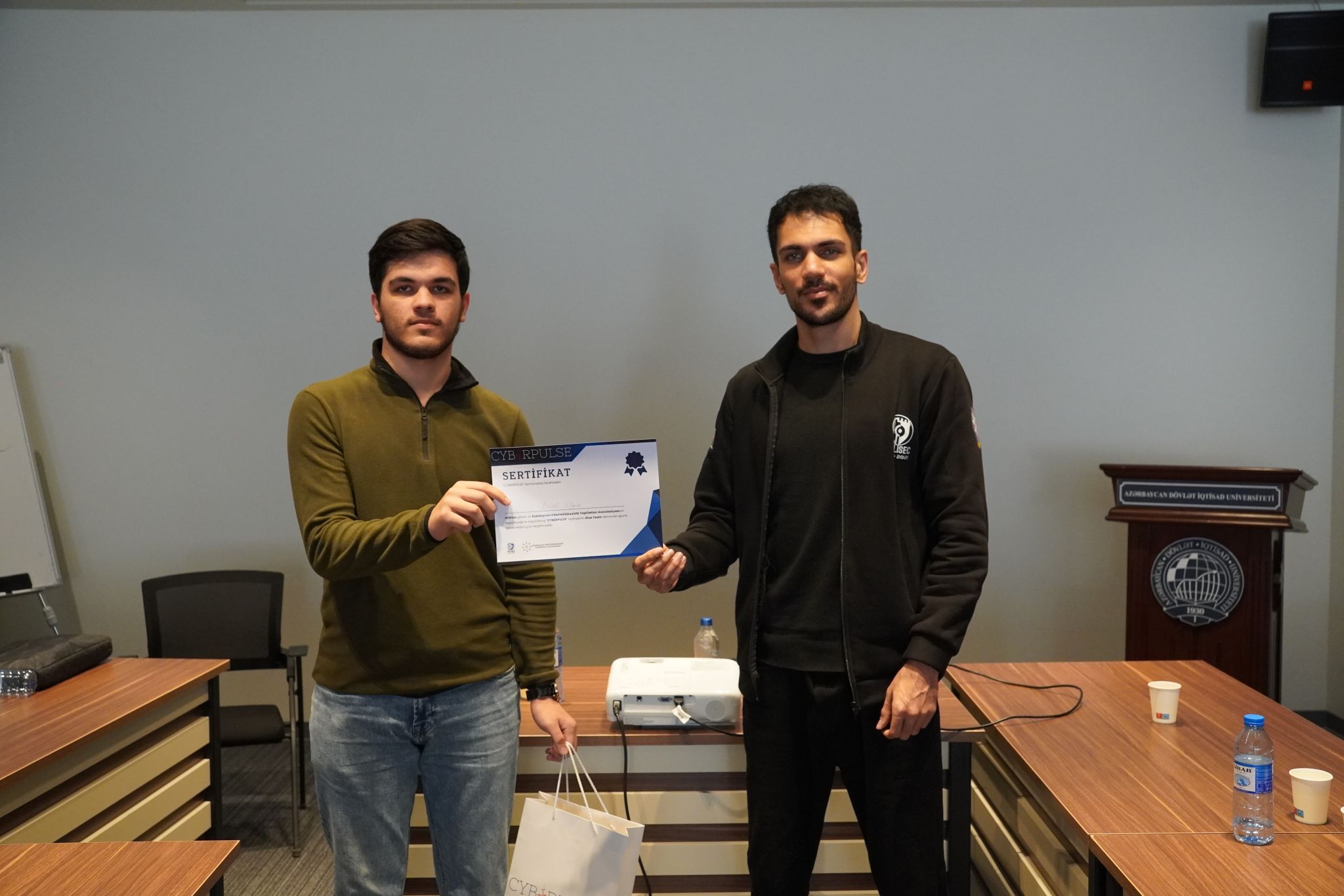 The 15th training session under the "CyberPulse" project was conducted at the Azerbaijan State University of Economics. - 2