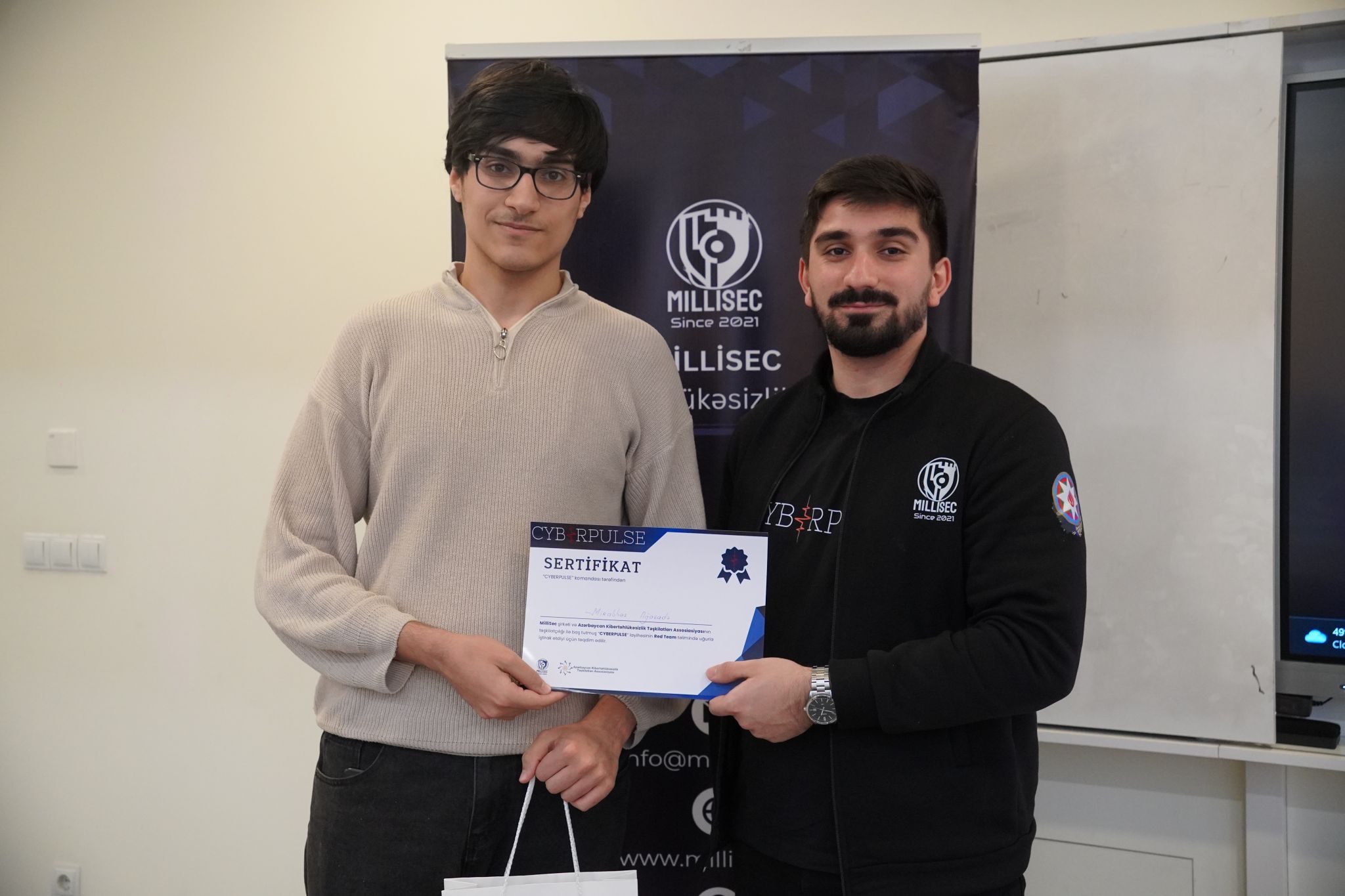 The 16th training session under the framework of the "CyberPulse" project was conducted at UNEC. - 1