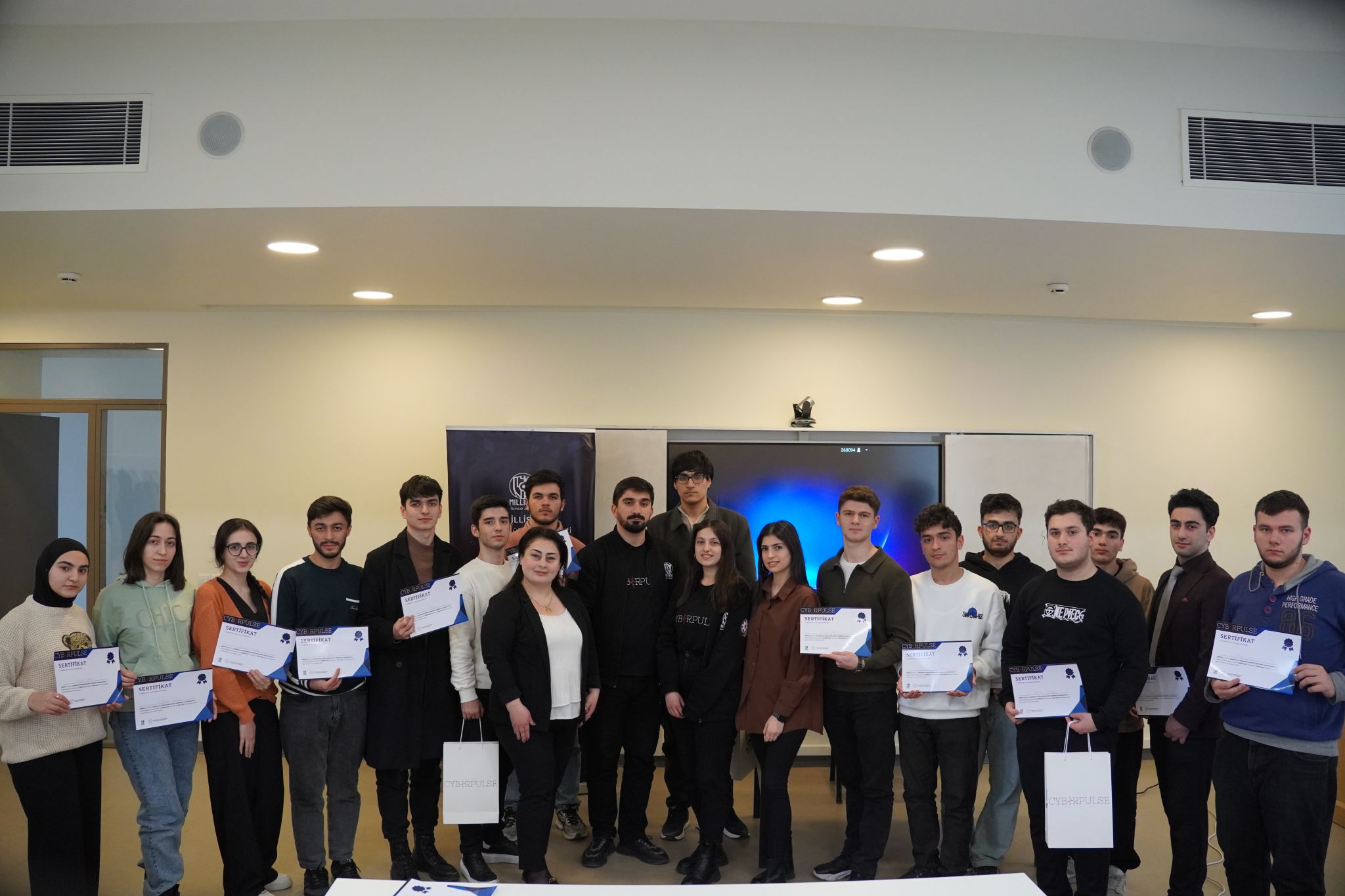 The 16th training session under the framework of the "CyberPulse" project was conducted at UNEC. - 3
