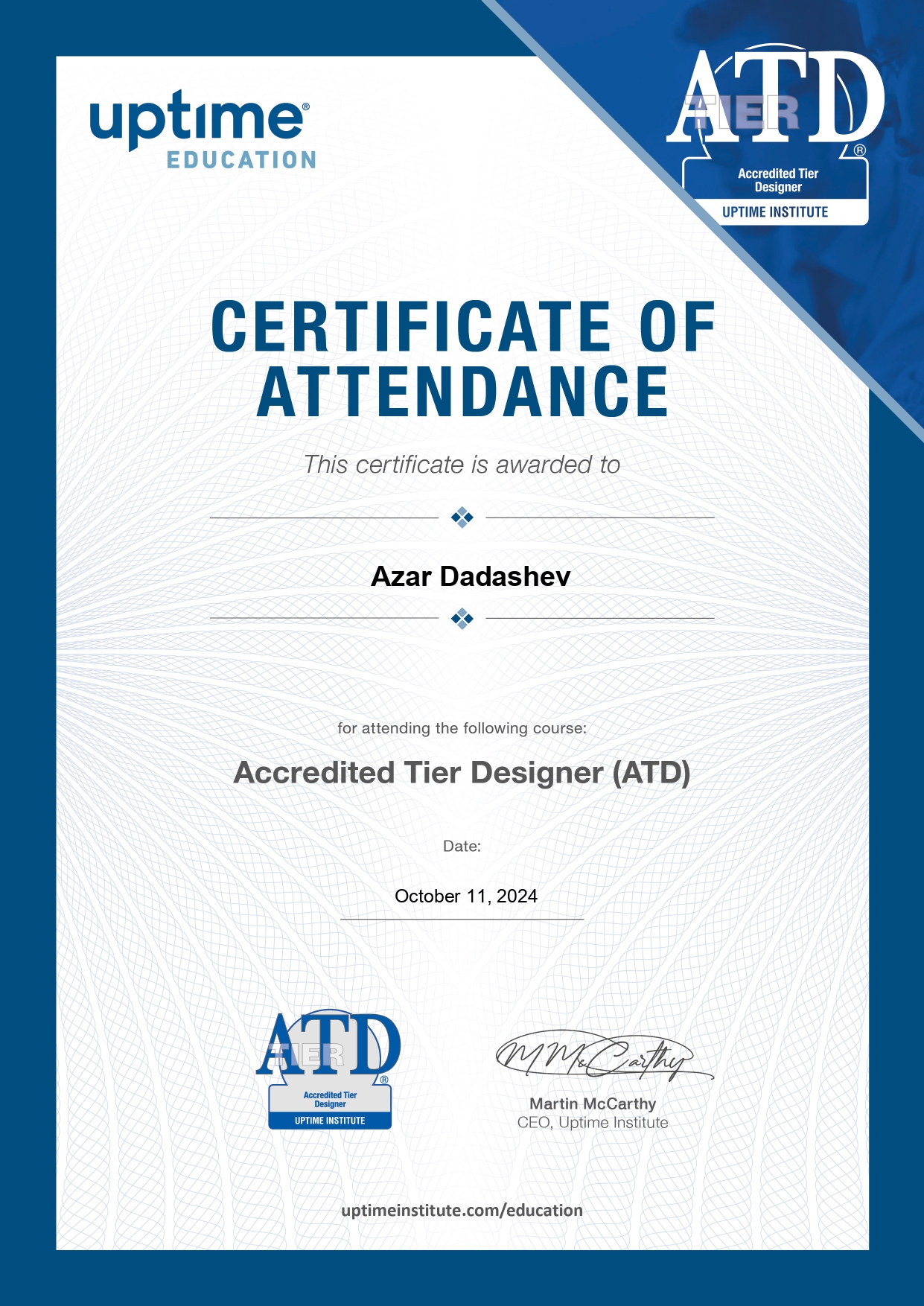 “Caspel LLC,” a member of the Board of Directors of ACOA, has been honored with the “Data Center Partner of the Year” award. - 2