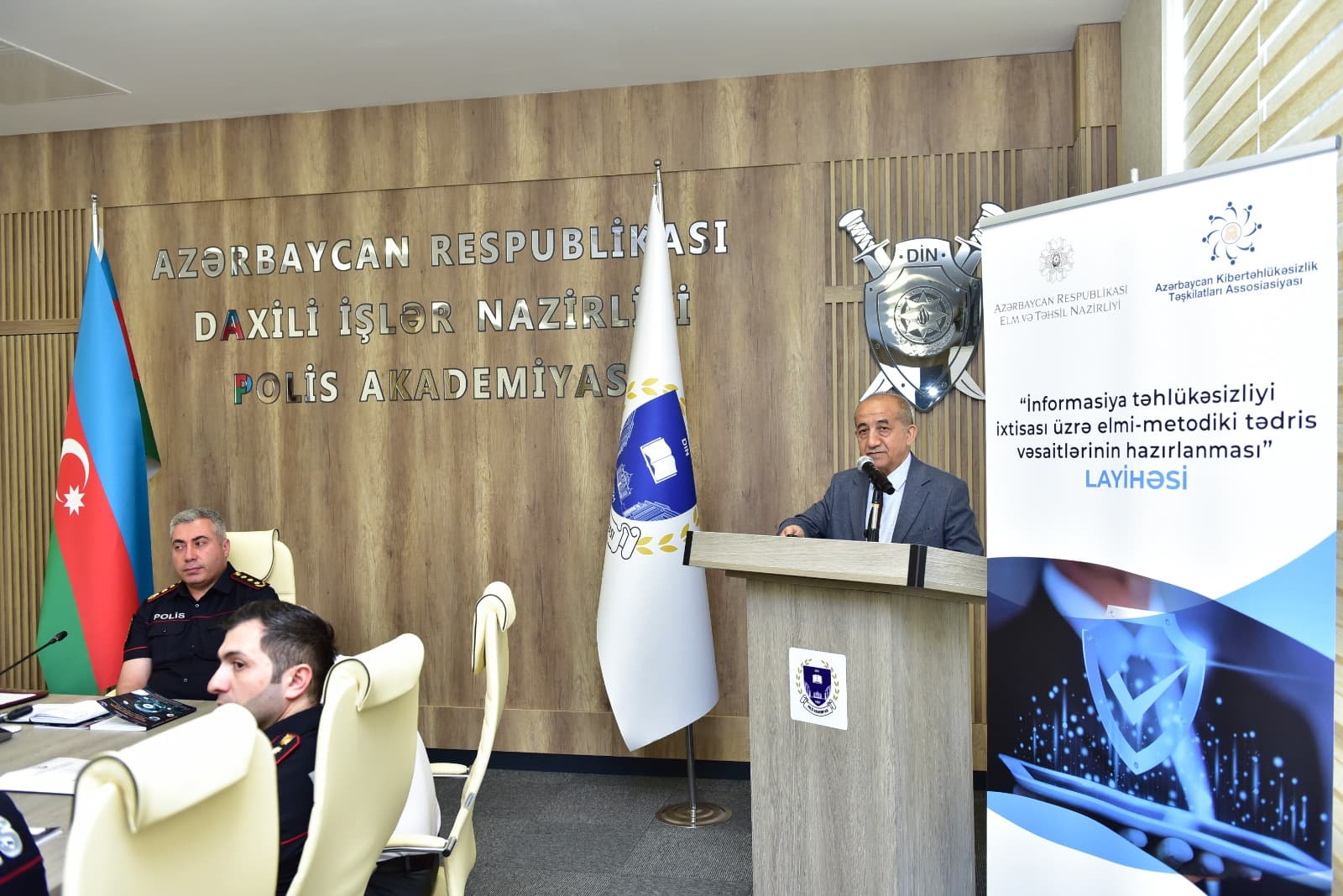 Təhsil layihəsinin yekun təqdimatları Polis Akademiyasında keçirilib  - 3