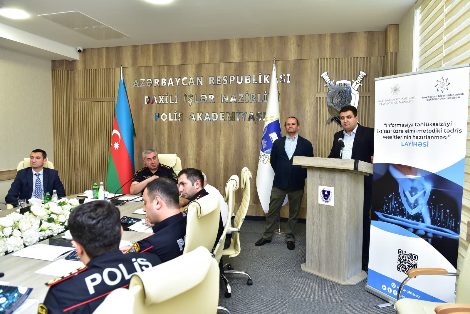 Təhsil layihəsinin yekun təqdimatları Polis Akademiyasında keçirilib  - 4