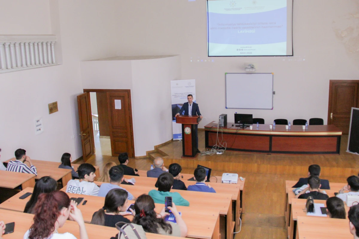 The presentation of the newly developed training materials has continued at universities.